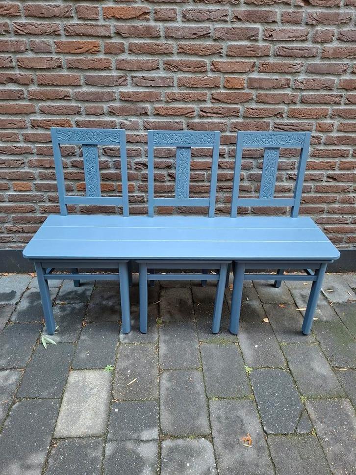 Bankje eettafelbank tuinbank unieke bank retro brocante, Verzamelen, Retro, Huis en Inrichting, Ophalen