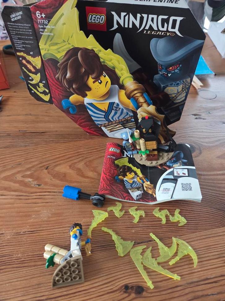 LEGO Ninjago Legacy 71732 - Jay vs. Serpentine, Kinderen en Baby's, Speelgoed | Duplo en Lego, Zo goed als nieuw, Lego, Complete set