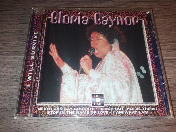 Gloria Gaynor - I Will Survive [ Life Time Music], Cd's en Dvd's, Cd's | R&B en Soul, Zo goed als nieuw, 1960 tot 1980, Ophalen of Verzenden