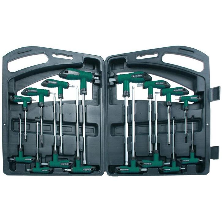 16 Delig inbus en torx set met 10 jaar garantie!!, Auto diversen, Overige Auto diversen, Ophalen of Verzenden