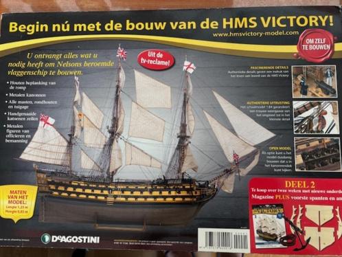 prachtige HMS Victory modelboot (DeAgostini) te koop, Hobby en Vrije tijd, Modelbouw | Boten en Schepen, Zo goed als nieuw, Overige merken