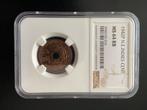 Ngc indie 1 cent ms 64 rb mooie gradatie, Ophalen of Verzenden, 1 cent, Losse munt