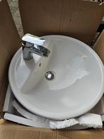 IKEA Waskom + Grohe Kraan - 44x44x14 cm, Doe-het-zelf en Verbouw, Sanitair, Ophalen, Gebruikt, Chroom, Wastafel