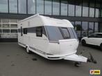 Hobby De Luxe 490 KMF + Mover/ Thule luifel, Caravans en Kamperen, Caravans, Hobby, Treinzit, 1000 - 1250 kg, Dwarsbed