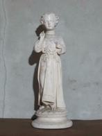 Oud Antiek Gipsen Beeld Kindje van Praag Heilig Hart, Antiek en Kunst, Ophalen of Verzenden