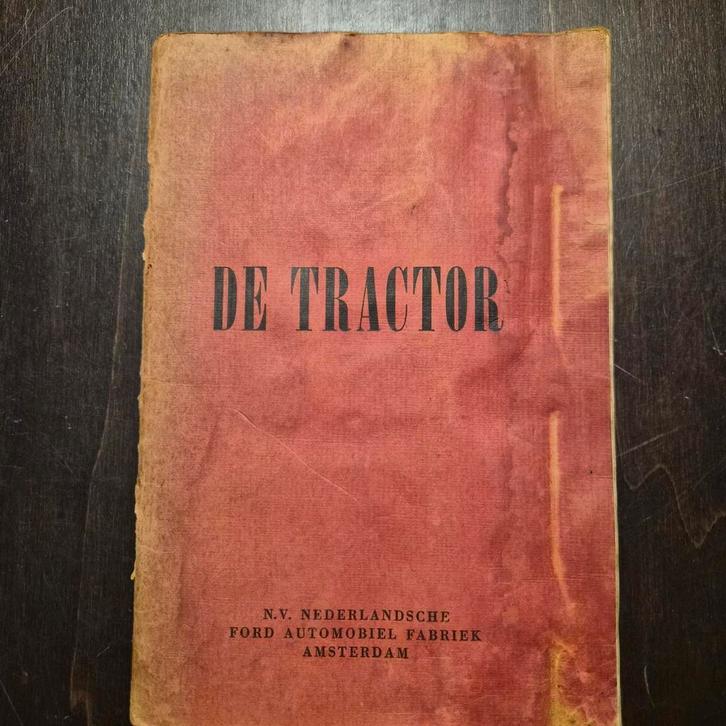 Oude 'De Tractor' Brochure, Boeken, Auto's | Boeken, Gelezen, Ophalen of Verzenden
