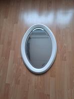 Mooie ovale spiegel met geslepen rand, Ophalen of Verzenden