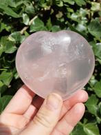 Mooi groot helder rozenkwarts hart Madagascar, Ophalen of Verzenden