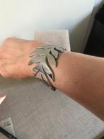 Energetix armband (12) vorm van een blad met magneten, Nieuw, Overige materialen, Ophalen of Verzenden, Zilver