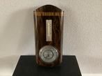 Art deco weerstation: barometer met thermometer, Audio, Tv en Foto, Weerstations en Barometers, Ophalen of Verzenden