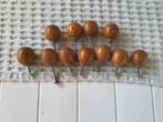11 Houten lade knoppen met mooi patroon erin., Ophalen of Verzenden, Zo goed als nieuw, Overige typen