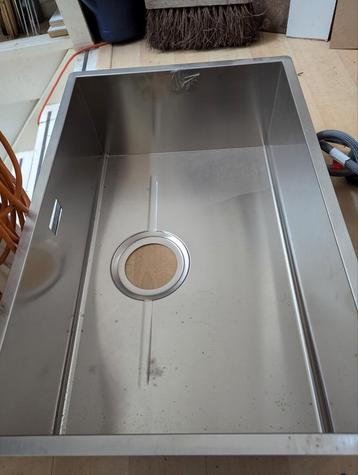 RVS Gootsteen - 52x34x18 cm beschikbaar voor biedingen
