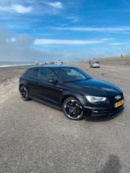 Audi a3 S-line 2014, Auto's, Audi, Emergency brake assist, Zwart, 4 cilinders, Leder en Stof