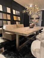 Eettafel Puur Interiors 300x100 mat metallic, Zo goed als nieuw, Vijf personen of meer, Rechthoekig, 50 tot 100 cm