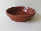 Terracotta schotel binnenzijde geglazuurd, d29 cm, Tuin en Terras, Bloempotten, 25 tot 40 cm, Rond, Ophalen of Verzenden, Zo goed als nieuw