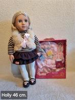 Mooie Meisjes Pop Holly van Our Generation  + Verzorging Set, Verzamelen, Poppen, Ophalen of Verzenden, Zo goed als nieuw, Pop