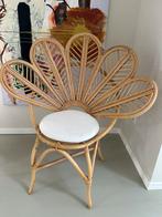 Rotan bloem/pauw stoel, Ophalen, Zo goed als nieuw, Bruin, Eén