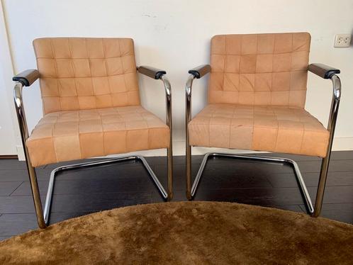 Set gave vintage stoelen Bauhaus stijl €1000, Huis en Inrichting, Fauteuils, Gebruikt, Ophalen