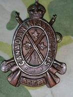 Canadian Infantry Korps baret badge/embleem wo2, Ophalen of Verzenden, Landmacht, Engeland, Embleem of Badge