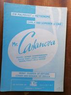 mr. Casanova, Muziek en Instrumenten, Bladmuziek, Verzenden, Gebruikt, Artiest of Componist, Populair