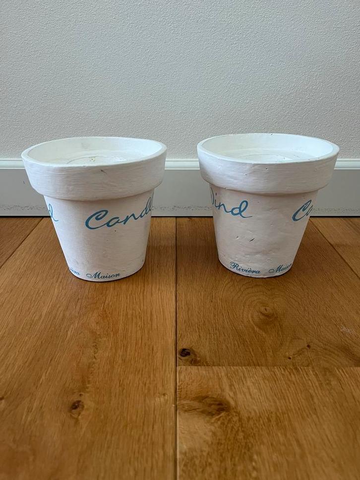 Riviera maison kaarsenhouders, Huis en Inrichting, Woonaccessoires | Kandelaars en Kaarsen, Zo goed als nieuw, Kandelaar, Minder dan 25 cm