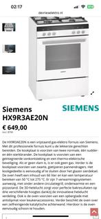 Z.G.A.N SIEMENS FORNUIS MET 3D HETELUCHT, Witgoed en Apparatuur, Fornuizen, Ophalen, Magnetron, 4 kookzones, Zo goed als nieuw