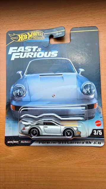 Hot Wheels Fast and Furious Porsche 911 Carrera RS 3.8 beschikbaar voor biedingen