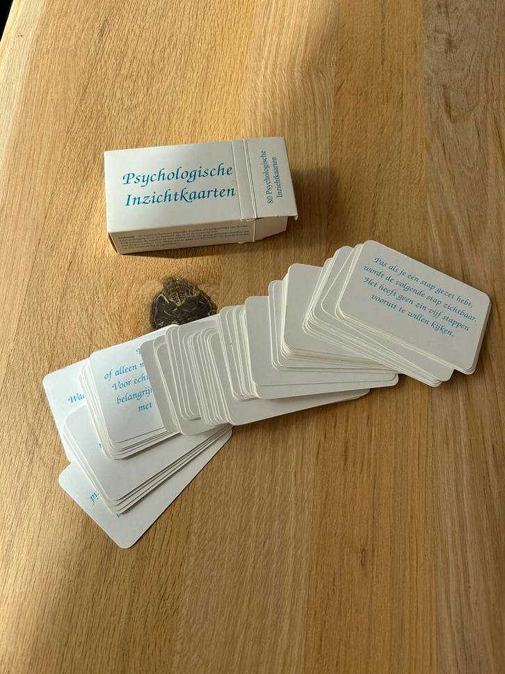Psychologische inzichtkaarten, Boeken, Esoterie en Spiritualiteit, Zo goed als nieuw, Overige typen, Tarot of Kaarten leggen, Ophalen of Verzenden