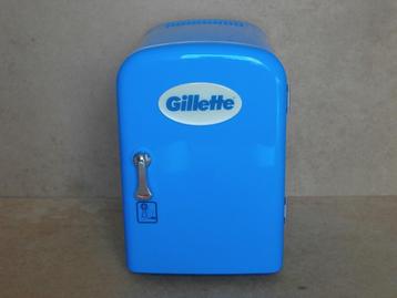 Gillette minikoelkast mini cooler koelkast koelkastje blauw