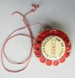 carnaval insigne tooken RIJEN (NB) Alles draait om de leut., Ophalen of Verzenden, Gebruikt