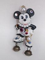 Mickey Mouse Bully Bullyland broche met strass vintage '80, Ophalen of Verzenden, Mickey Mouse, Zo goed als nieuw, Beeldje of Figuurtje