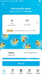 AH bioscoop zegels 24 volle spaarkaarten, Albert Heijn, Ophalen of Verzenden