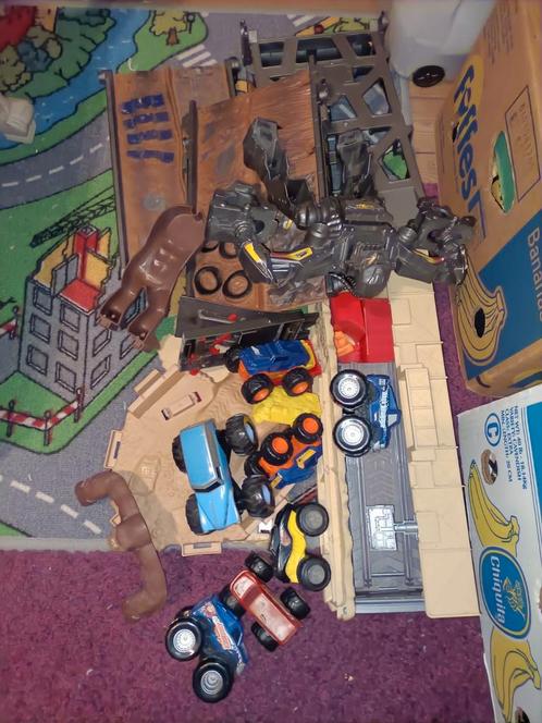 Monstertruck set Hotwheels, Kinderen en Baby's, Speelgoed | Speelgoedvoertuigen, Zo goed als nieuw, Ophalen of Verzenden