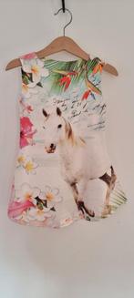 Jurk paard maat 98 104, Ophalen of Verzenden, Gebruikt, Meisje, Jurk of Rok