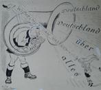 Originele voetbal tekening 1937 Duitsland - Nederland 2-2, Ophalen