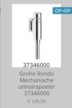 Grohe Rondo Mechanische urinoirspoeler 37346000, Ophalen of Verzenden, Nieuw, Toilet