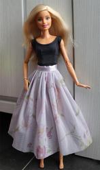 Barbie kleding nieuw - Outfit - Lange rok met top paars, Nieuw, Ophalen of Verzenden, Barbie