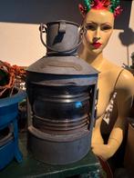 Oude Scheepslamp - bakboord, Antiek en Kunst, Antiek | Lampen, Ophalen of Verzenden