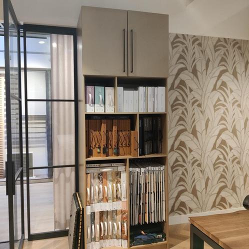 Gouden vakkenkast, Huis en Inrichting, Kasten | Wandmeubels, Gebruikt, 200 cm of meer, Minder dan 150 cm, 50 tot 75 cm, Met plank(en)