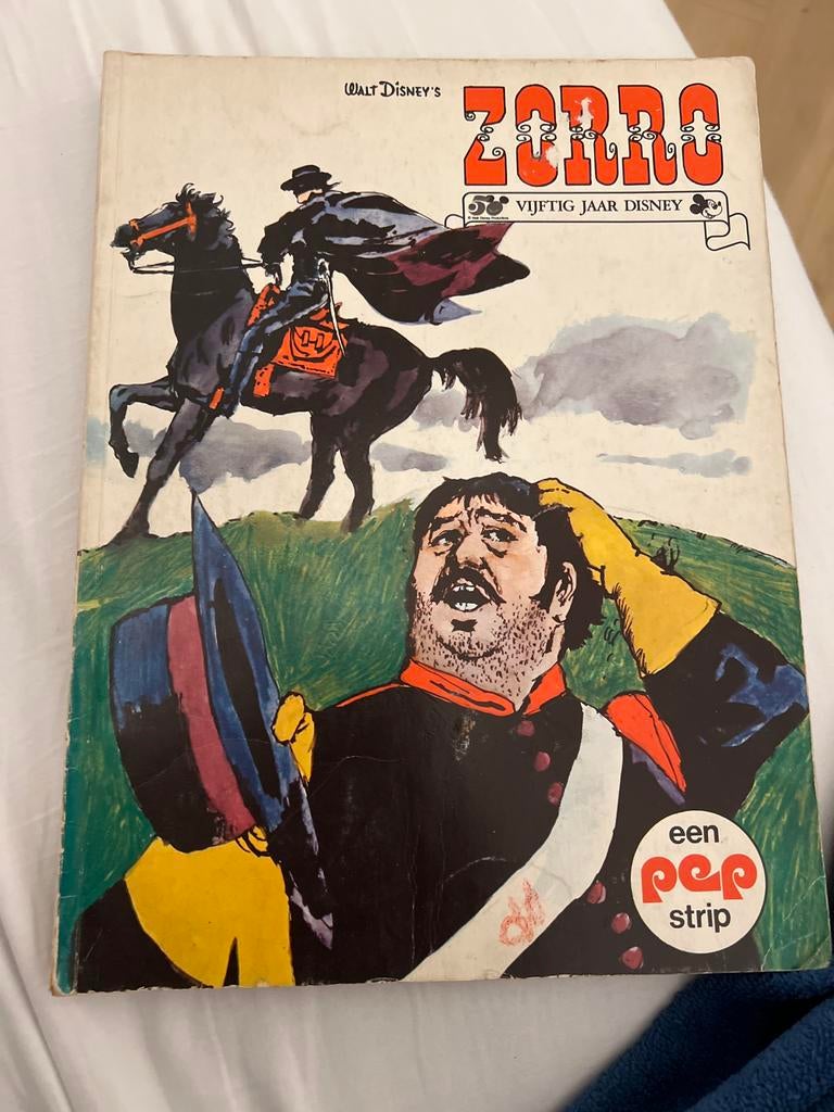 Zorro - Vijftig Jaar Disney - Pep Strip, Boeken, Eén stripboek, Ophalen of Verzenden, Gelezen
