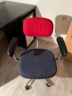 Fritz Hansen design bureaustoel, rood/blauw, 1993, Huis en Inrichting, Bureaustoelen, Ophalen, Gebruikt, Bureaustoel, Rood