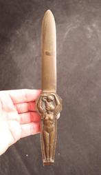 Bronzen Art Deco briefopener, Ophalen of Verzenden