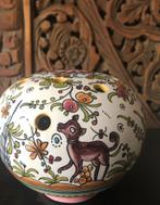 Vintage bloemen vaasje flower Frog, Ophalen of Verzenden