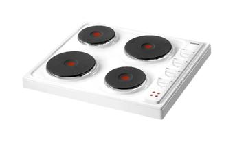 Nieuw: Inventum Elektrische Kookplaat VKE6010WIT beschikbaar voor biedingen