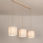 hanglamp 120cm Scandinavisch beige japandi lamp tafel lamp, Ophalen of Verzenden, Nieuw, Metaal, Minder dan 50 cm