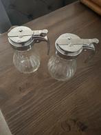 2 Hendi Glazen Honing/Suiker/Koffiemelk Dispensers, Ophalen, Zo goed als nieuw