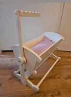 Vintage Houten Poppenwieg, Ophalen, Gebruikt, Wieg