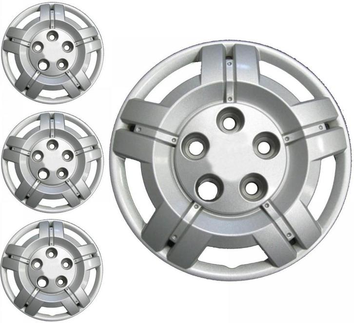 Wieldoppen set Zonder logo 16 Inch (onder wielbouten) set 4, Caravans en Kamperen, Camper-accessoires, Nieuw, Ophalen of Verzenden