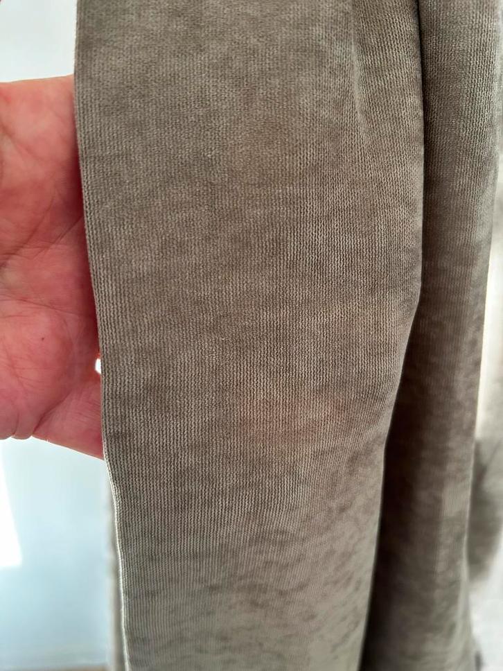 Overgordijn taupe - Nieuw, Huis en Inrichting, Stoffering | Gordijnen en Lamellen, Nieuw, 200 cm of meer, Grijs, Ophalen