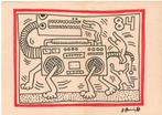 Keith Haring Artwork, Antiek en Kunst, Kunst | Schilderijen | Abstract, Ophalen of Verzenden